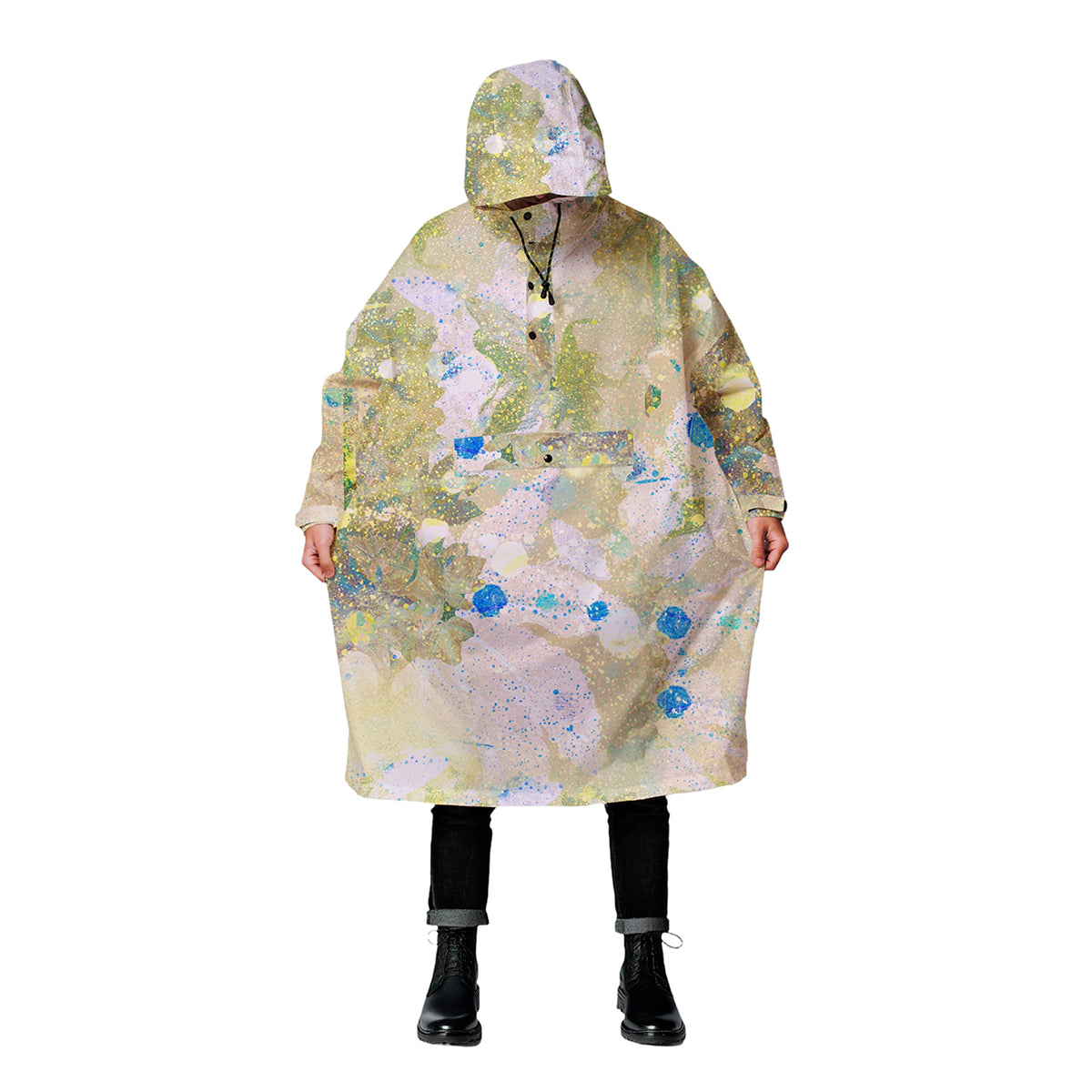 Rain Poncho Floral