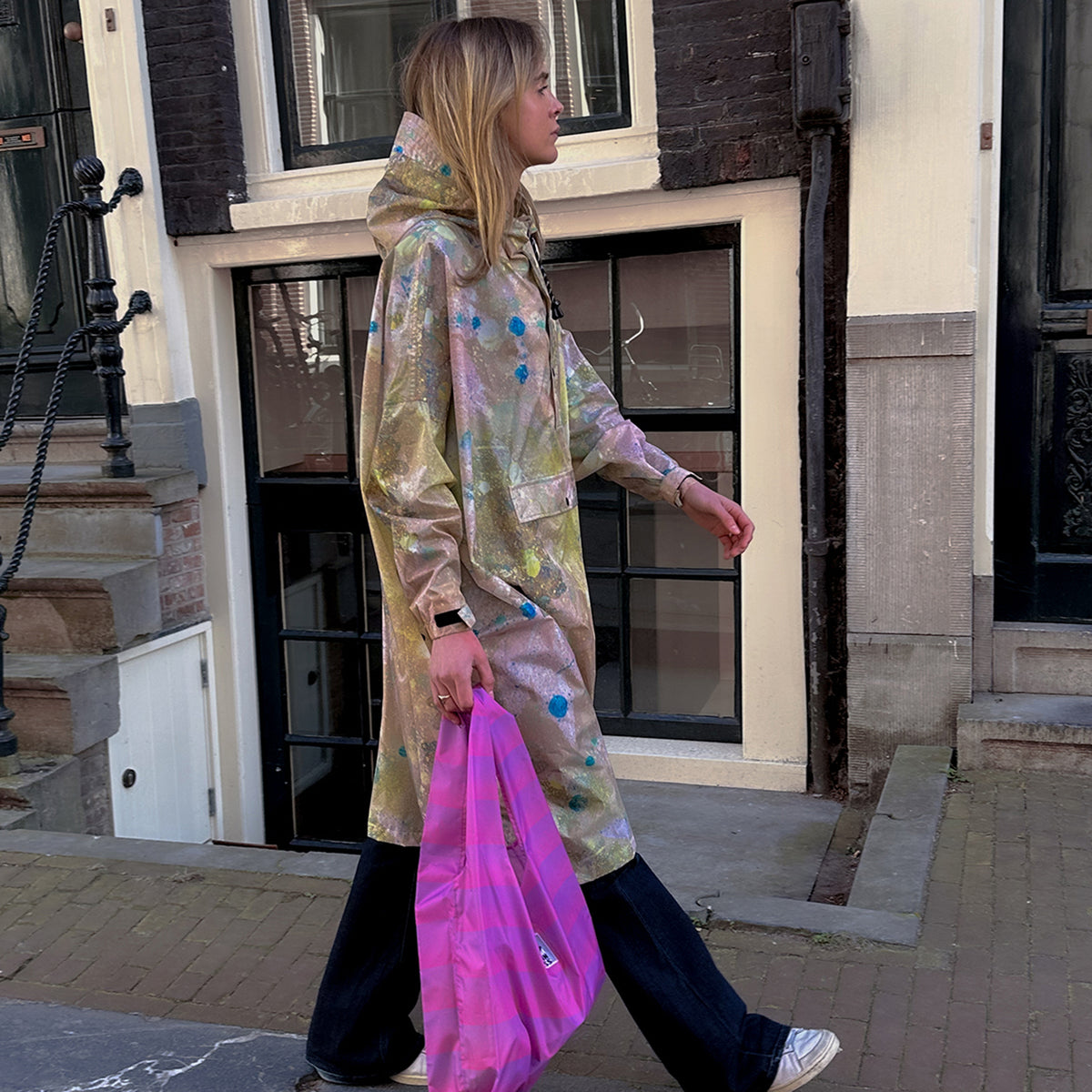 Rain Poncho Floral