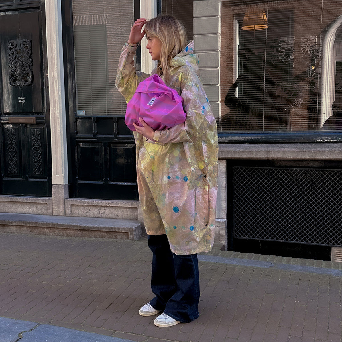 Rain Poncho Floral