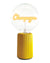 Bulb CHAMPAGNE Amber with Base Table Lamp PORTABLE Pop Nomad
