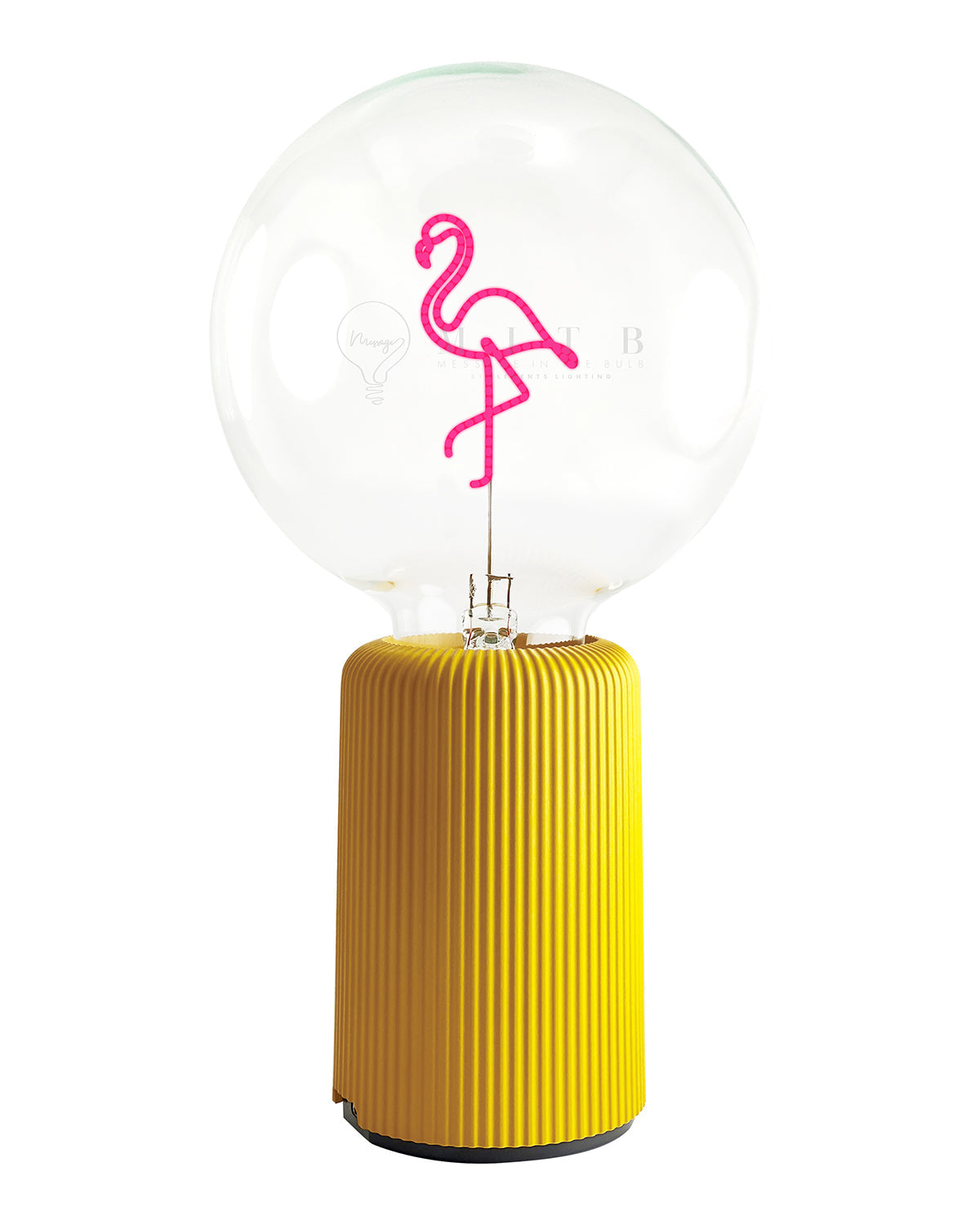 Bulb FLAMINGO Red with Base Table Lamp PORTABLE Pop Nomad