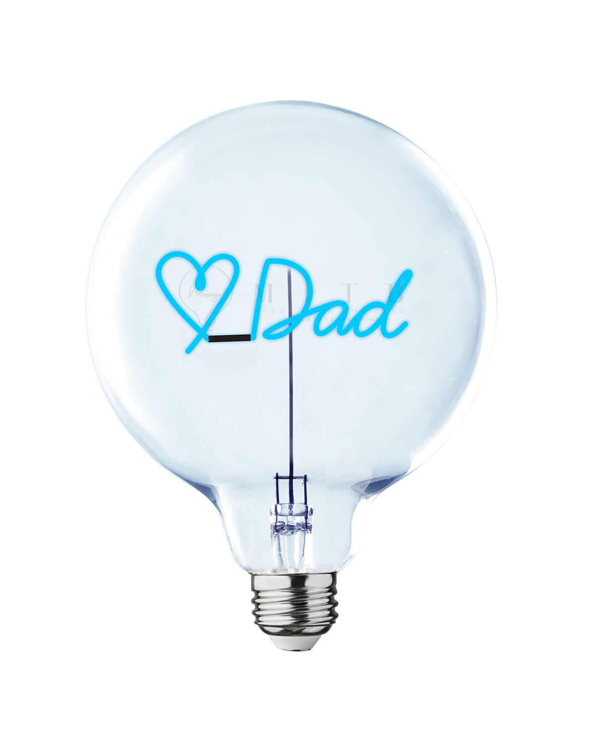 Bulb LOVE DAD Blue
