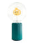 Bulb HALLOWEEN PUMPKIN Amber with Base Table Lamp PORTABLE Pop Nomad