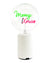 Bulb MERRY XMAS Green/ Red with Base Table Lamp PORTABLE Pop Nomad