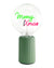 Bulb MERRY XMAS Green/ Red with Base Table Lamp PORTABLE Pop Nomad