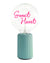 Bulb SWEET HEART Red with Base Table Lamp PORTABLE Pop Nomad