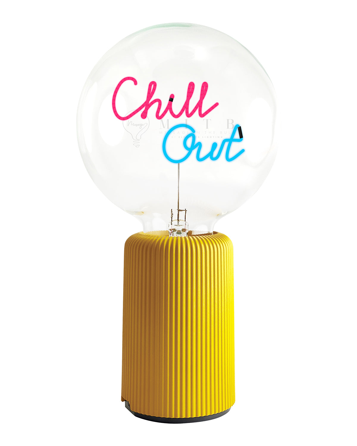 Bulb CHILL OUT Red/ Blue with Base Table Lamp PORTABLE Pop Nomad Emerald