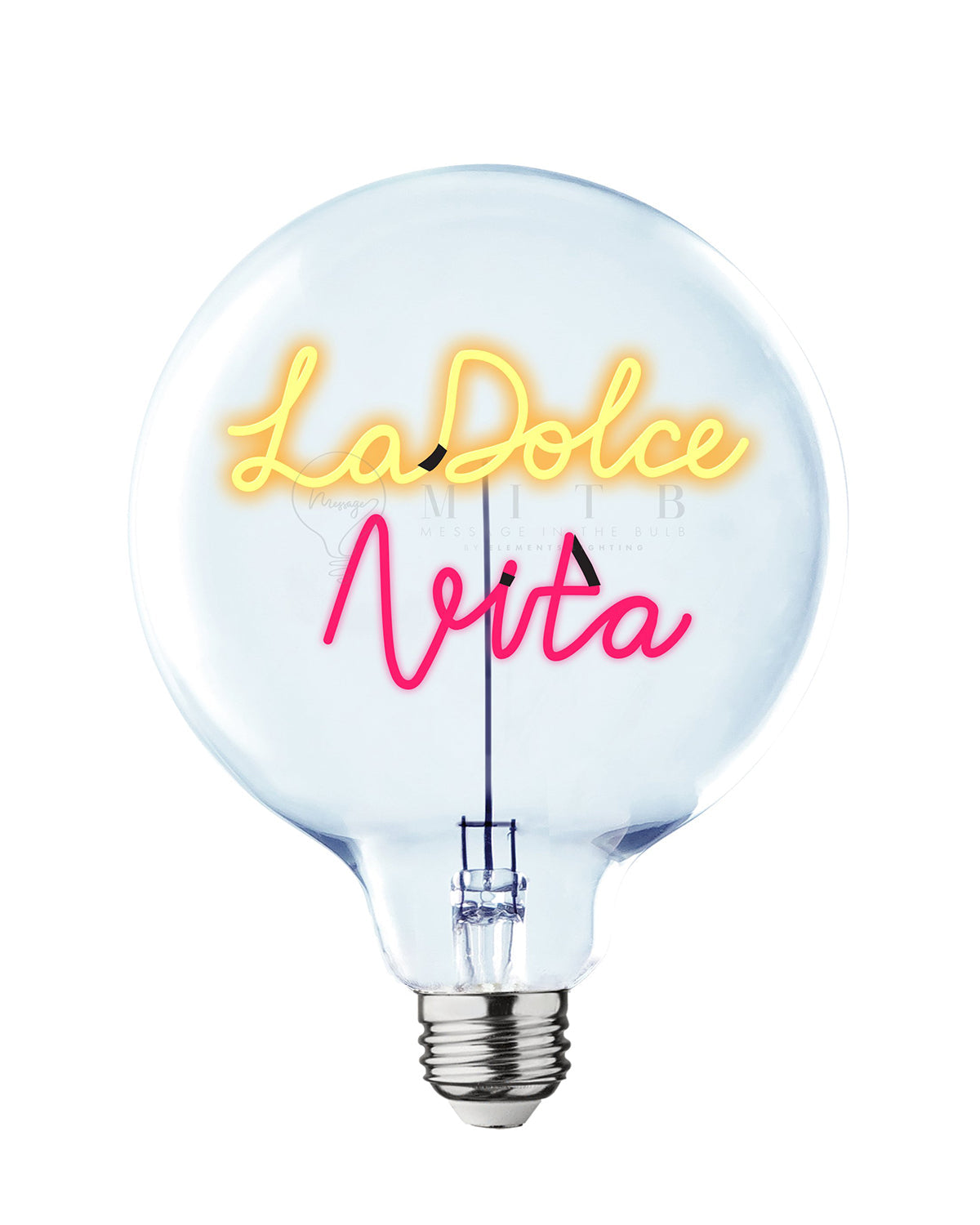 Bulb DOLCE VITA Amber/ Red