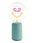 Bulb SMILEY WORLD LOVE Red/ Blue with Base Table Lamp PORTABLE Pop Nomad