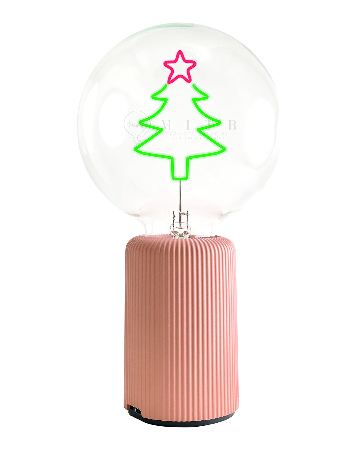 Bulb XMAS TREE Red/ Green with Base Table Lamp PORTABLE Pop Nomad Blue