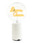 Bulb DRAMA QUEEN Amber with Base Table Lamp PORTABLE Pop Nomad