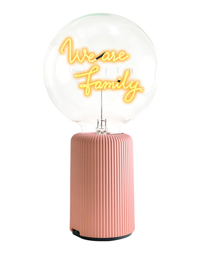 Bulb WE ARE FAMILY Amber with Base Table Lamp PORTABLE Pop Nomad