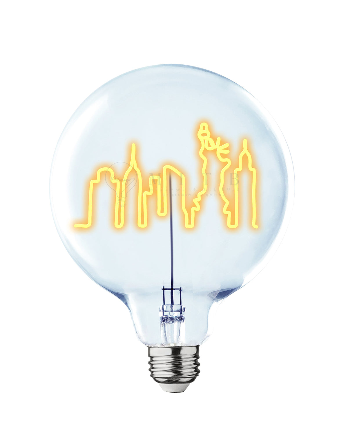 Bulb NEW YORK SKYLINE  Amber