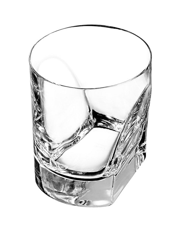 Arnolfo Di Cambio Double Old Fashion Glass CONVERSAZIONE Set of 4,  7.76" x 8.90" x 3.94"