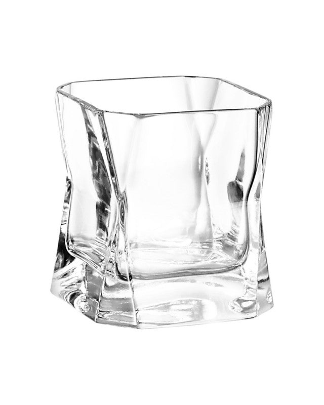Arnolfo Di Cambio Old Fashion Glass CIBI Set of 2, 7.76" x 4.45" x 3.94"