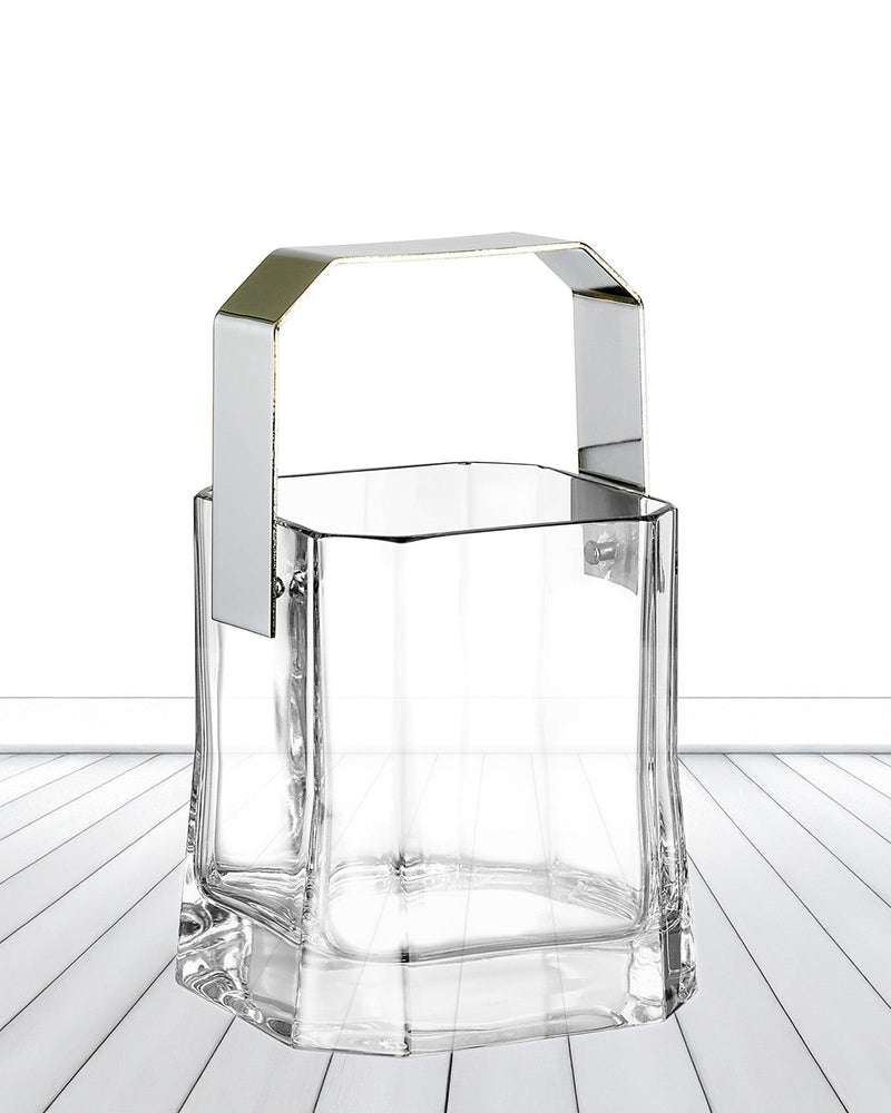 Arnolfo Di Cambio Ice Bucket Secchiello Ghiaccio, 6.61" x 6.61" x 6.06"