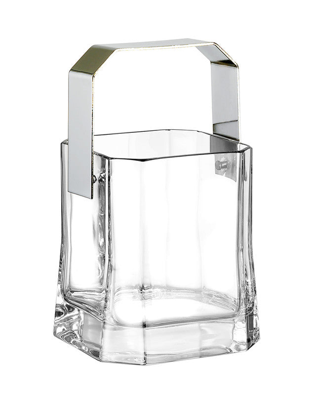 Arnolfo Di Cambio Ice Bucket Secchiello Ghiaccio, 6.61" x 6.61" x 6.06"
