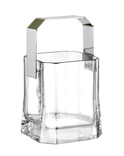 Arnolfo Di Cambio Ice Bucket Secchiello Ghiaccio, 6.61" x 6.61" x 6.06"