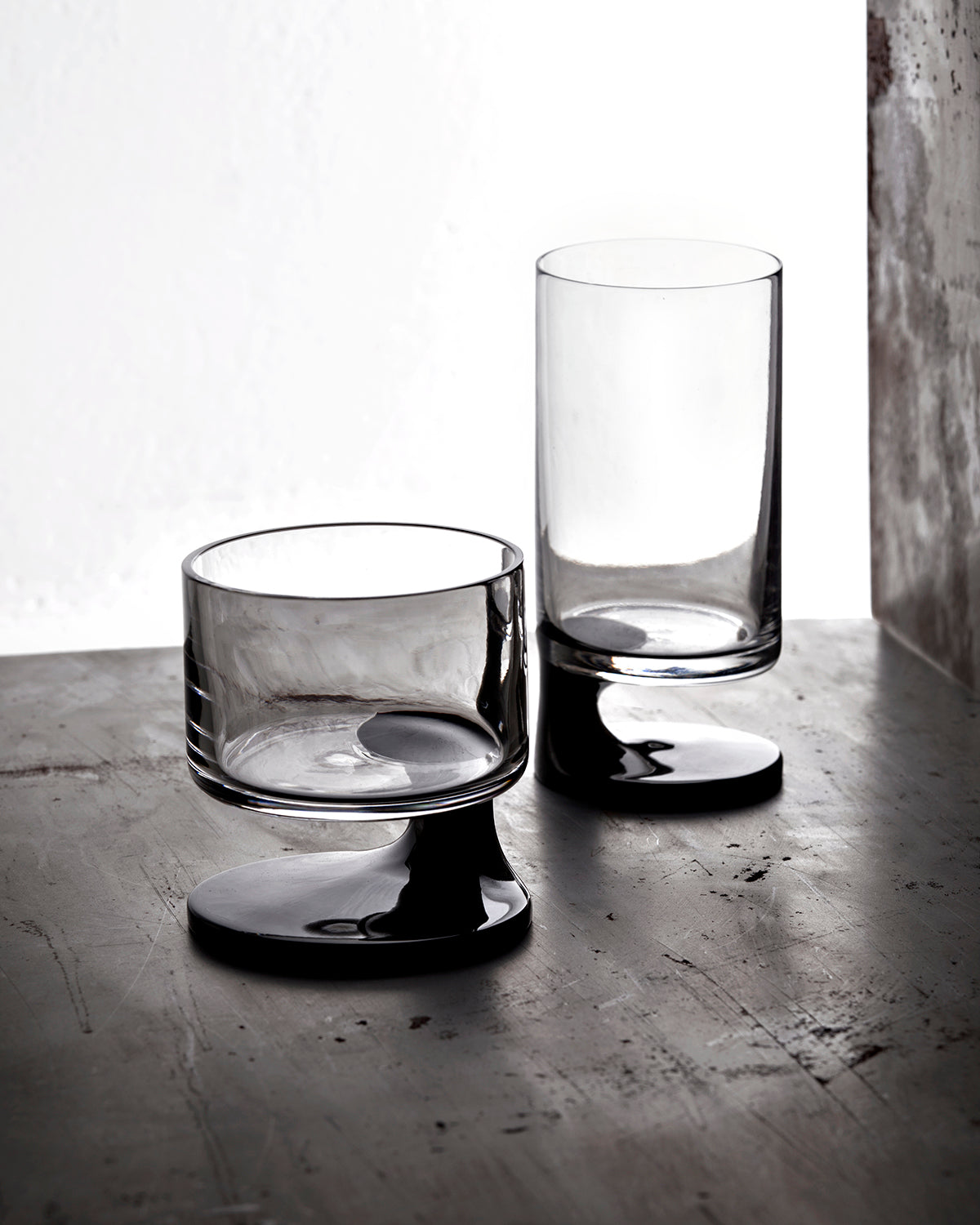 Wine Glasses SMOKE Set of 2