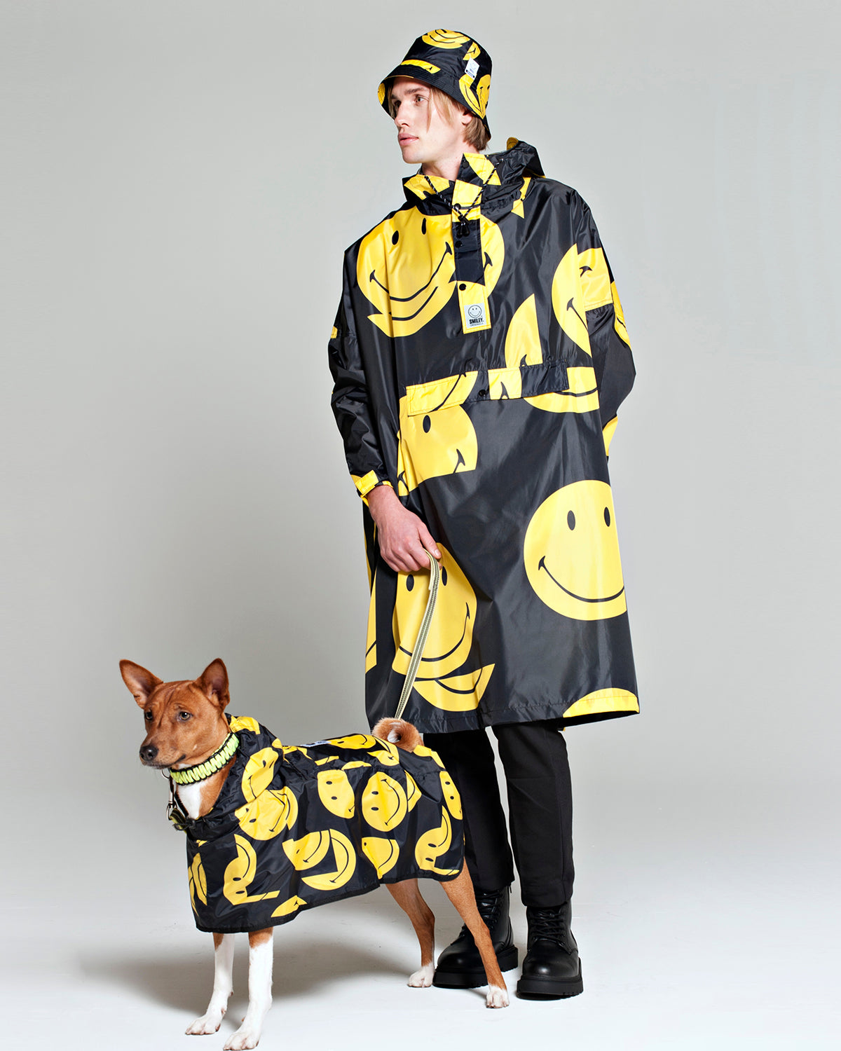 Dog Rain Poncho SMILEY