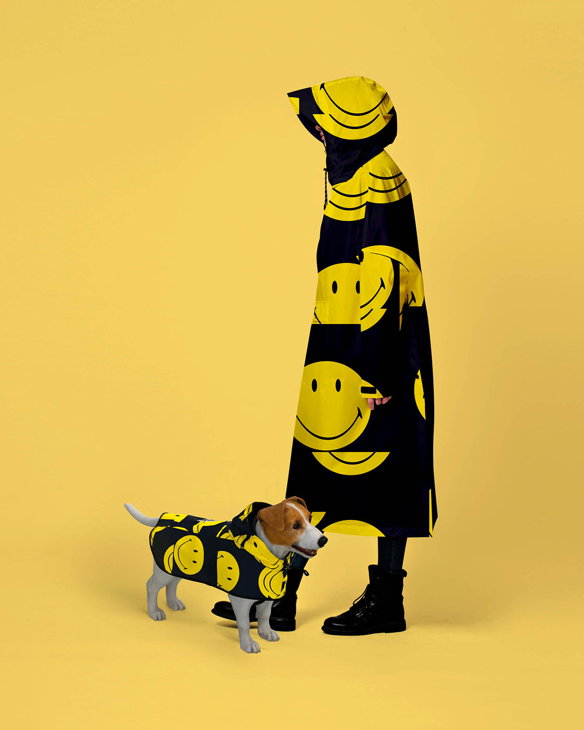 Dog Rain Poncho SMILEY