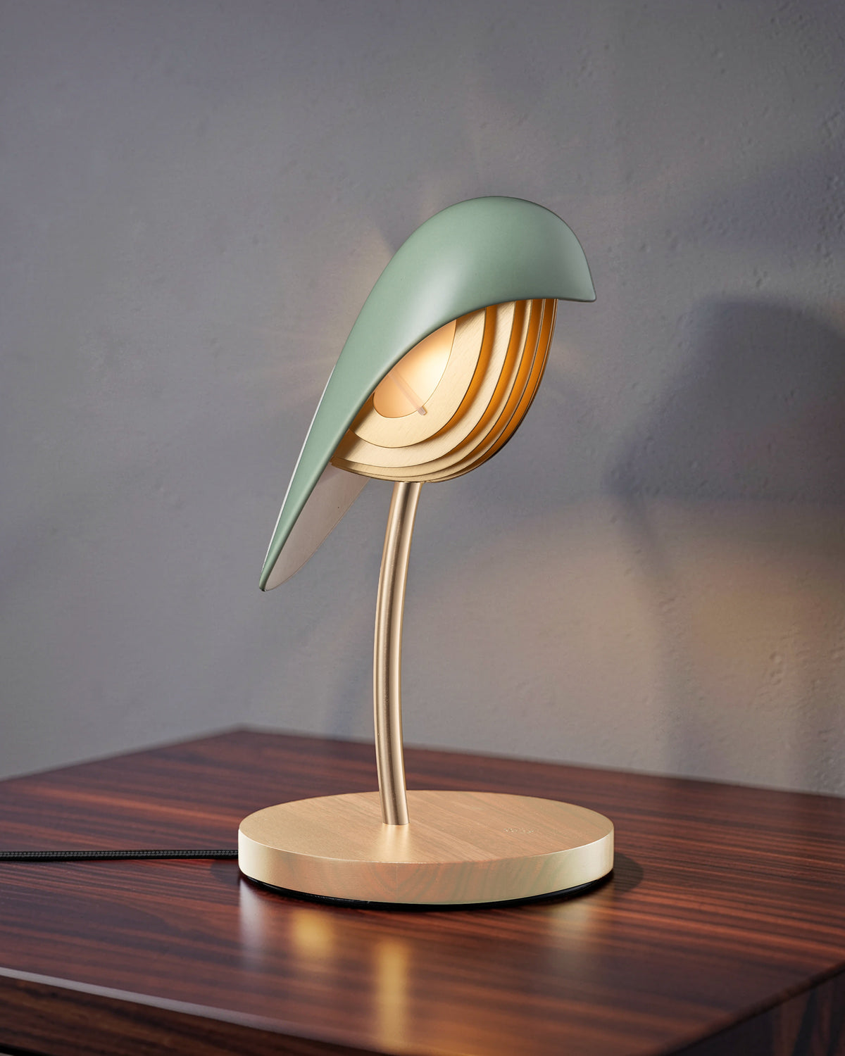Desk Lamp BIRD Olive Green