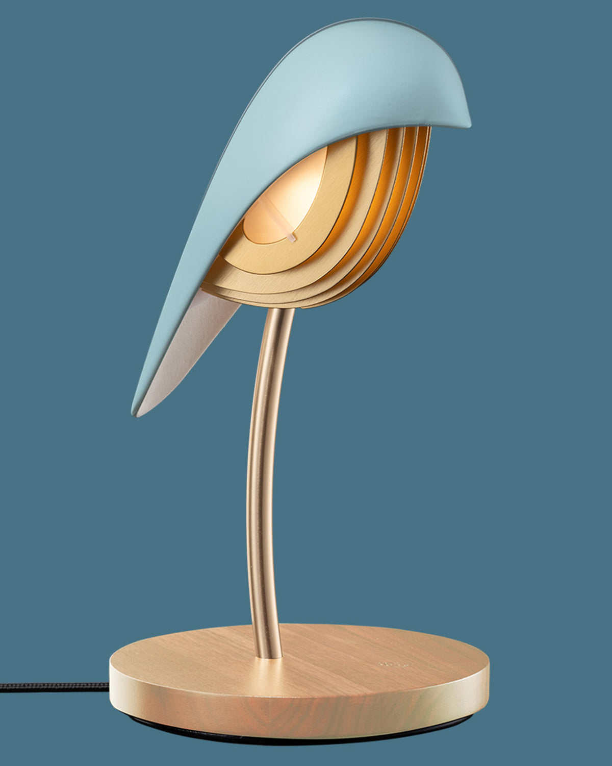 Desk Lamp BIRD Aqua Blue