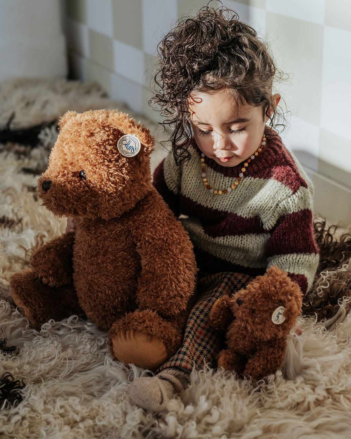 Plush BT CHAPS EDITH THE GOLDIE BEAR 6.5