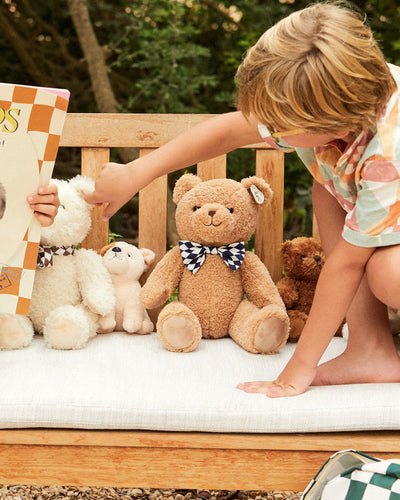 Plush BT CHAPS Norman The Snazzie Bear 12.5"