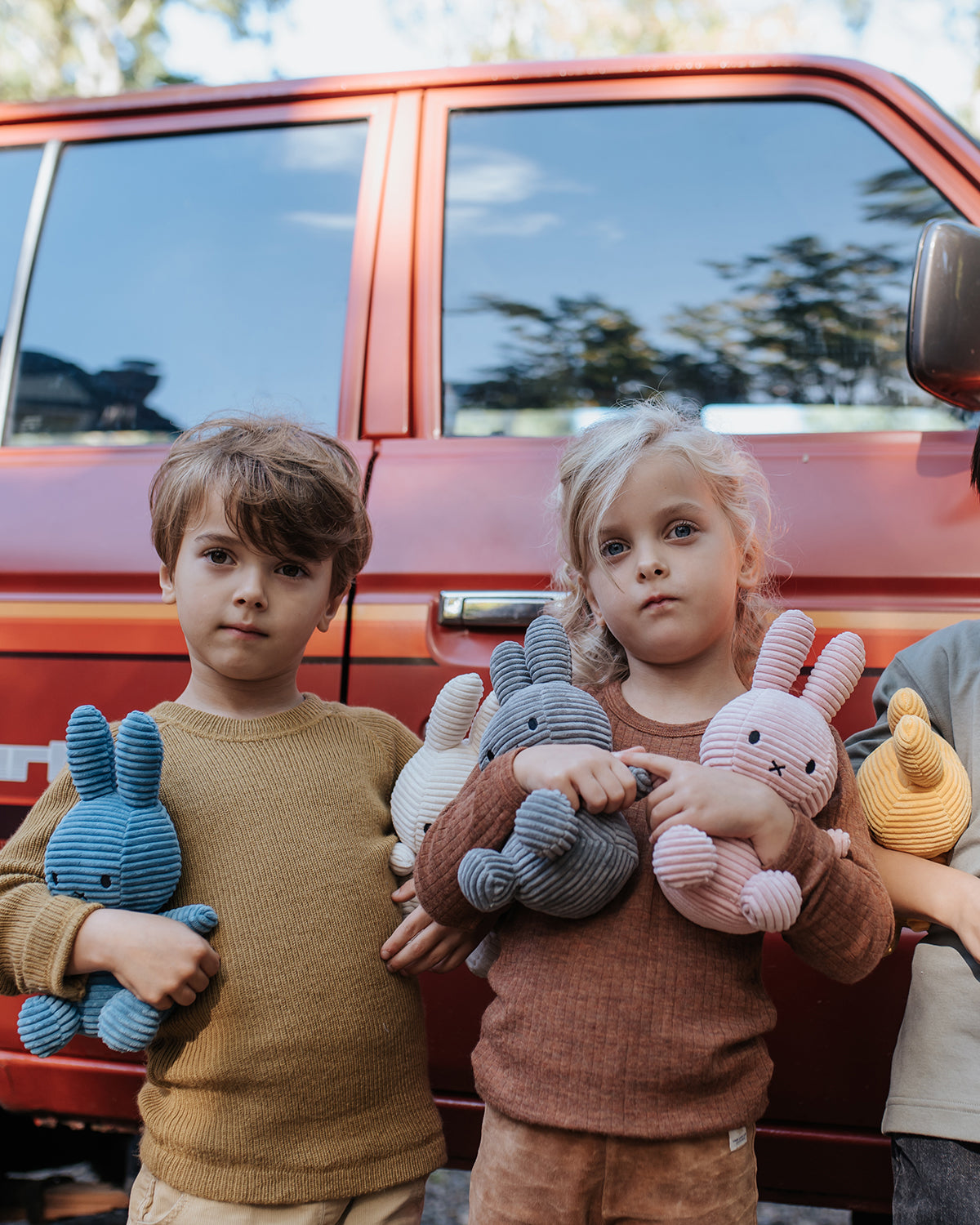 Plush MIFFY ECO Corduroy Pink 9''