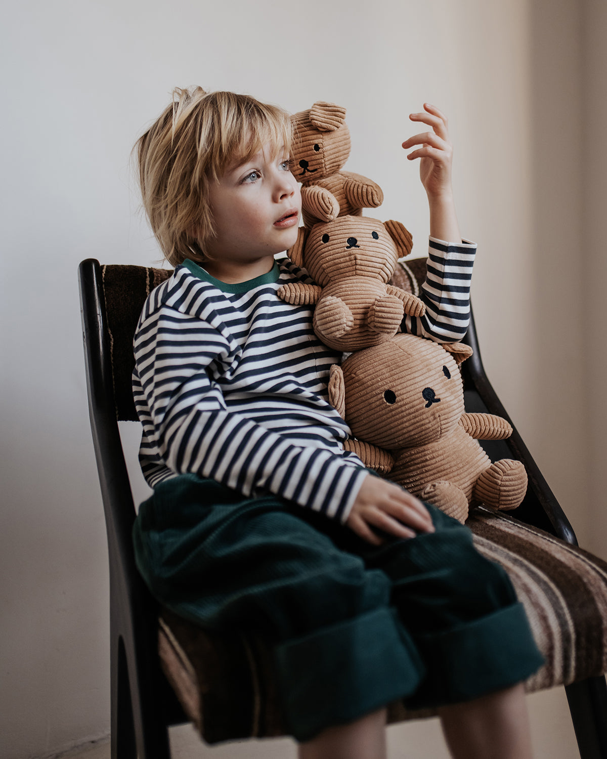 Plush MIFFY BORIS BEAR ECO Corduroy Brown 7