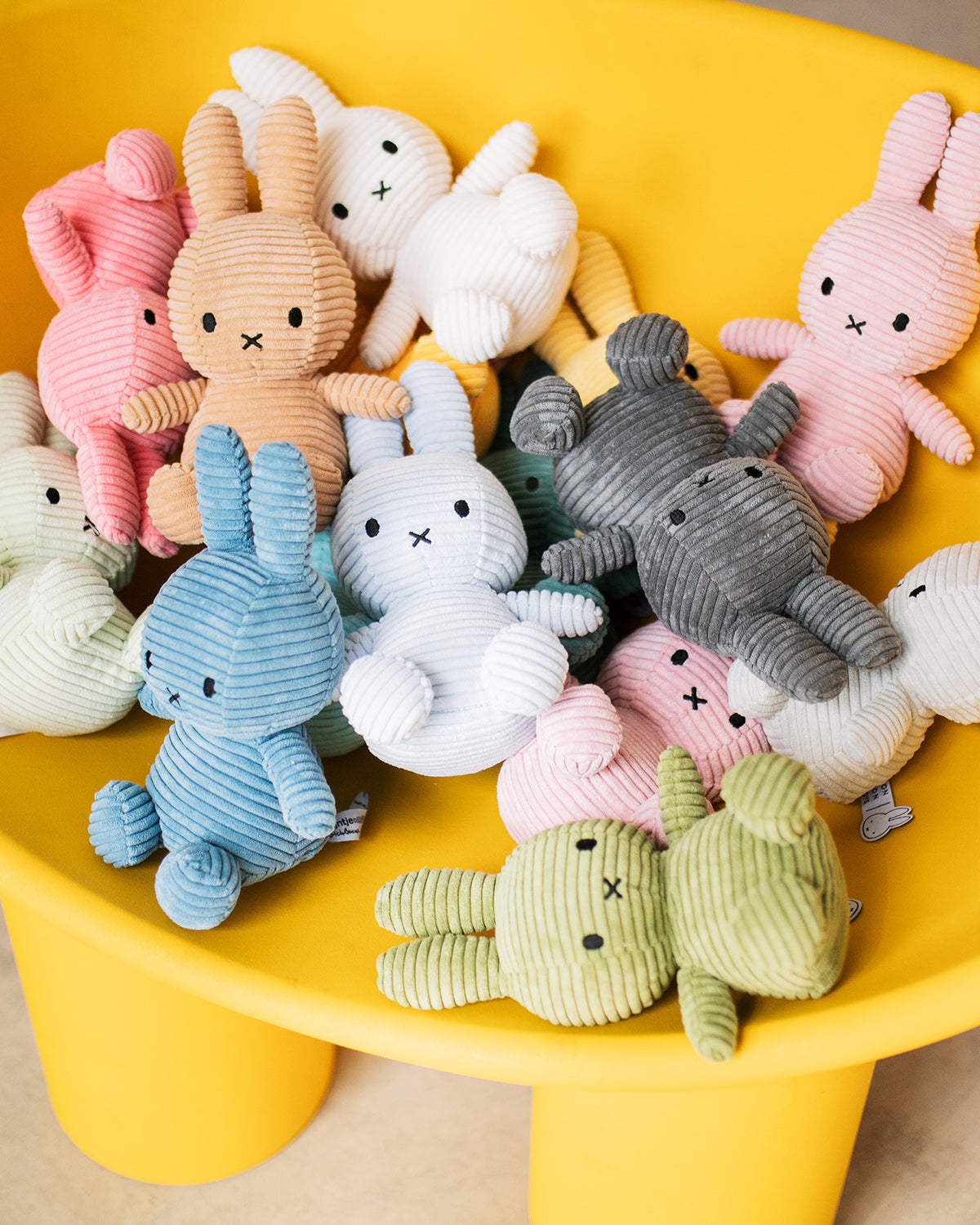 Plush MIFFY Sitting Corduroy Pink 9