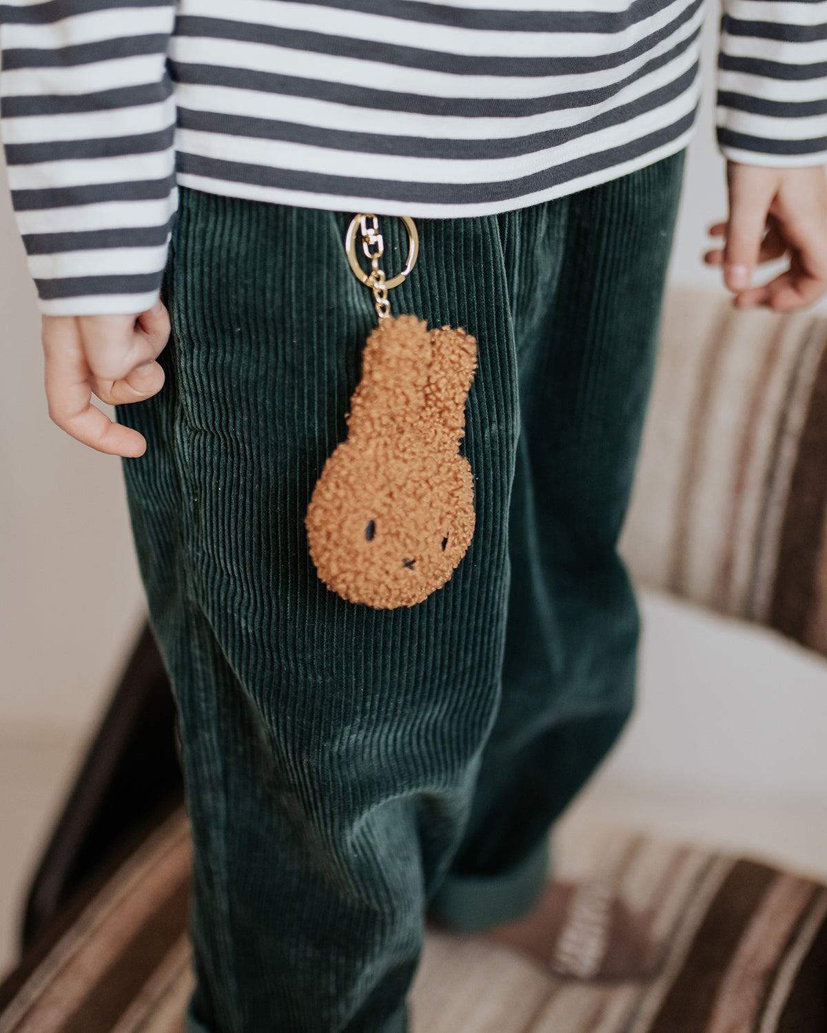 Keychain MIFFY Flat ECO Tiny Teddy Beige 4