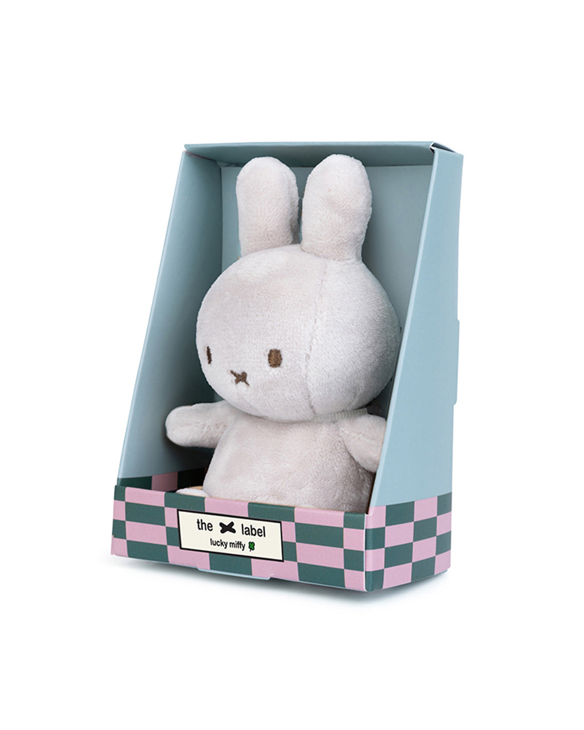 Plush MIFFY LUCKY Sitting Grey in Giftbox 4