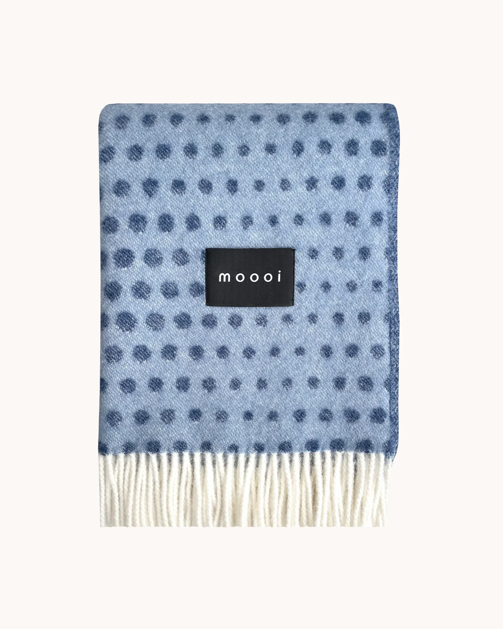 Maison Deux Blanket MOOOI BLOOMING SEADRAGON Denim