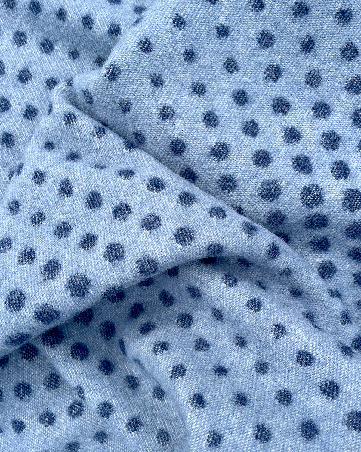 Maison Deux Blanket MOOOI BLOOMING SEADRAGON Denim