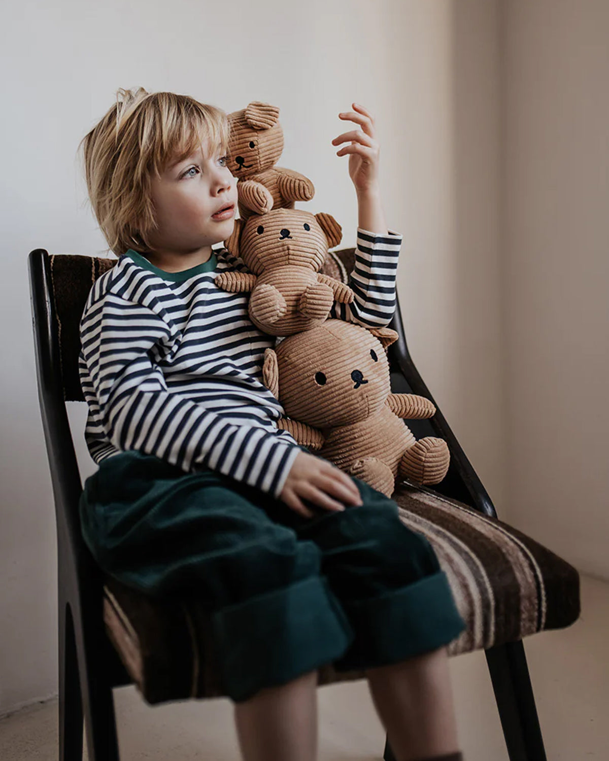 Plush MIFFY BORIS BEAR Corduroy Beige 7