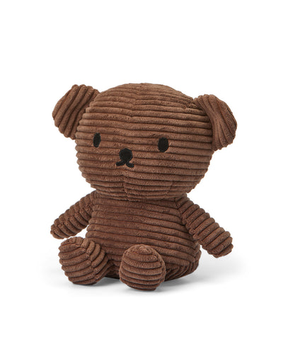 Plush MIFFY BORIS BEAR ECO Corduroy Brown 7"