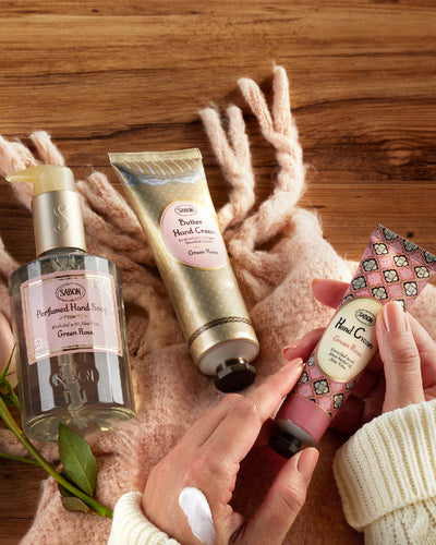 Hand Cream Tube Green Rose 30ml