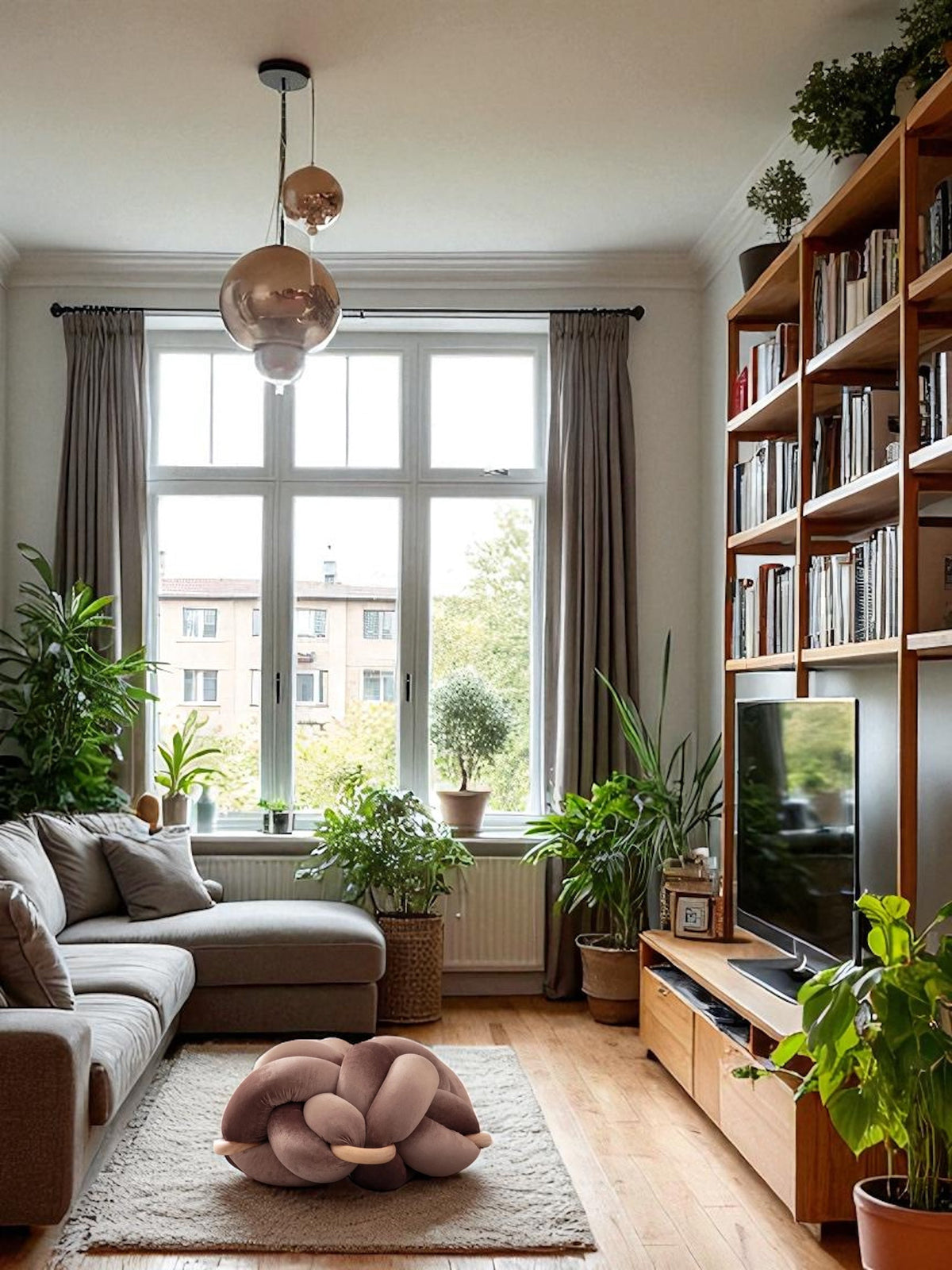 (L) Truffle Knot Ottoman