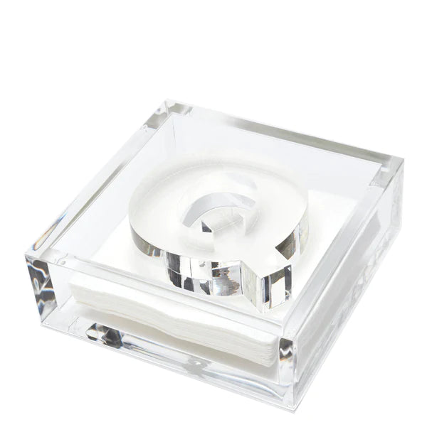 Tara Wilson Designs Cocktail Napkin Holder Base plus Weight Q 6" x 6"