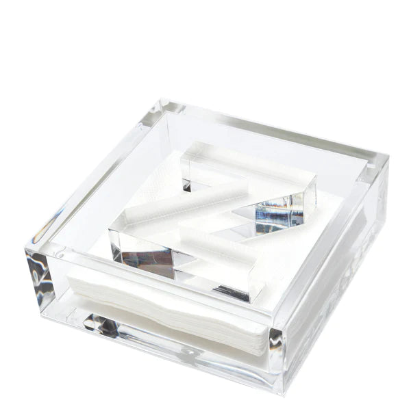 Tara Wilson Designs Cocktail Napkin Holder Base plus Weight Z 6" x 6"