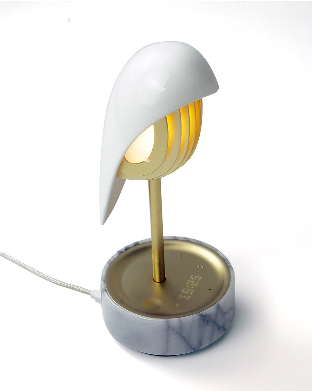 Alarm Clock + Light CHIRP White