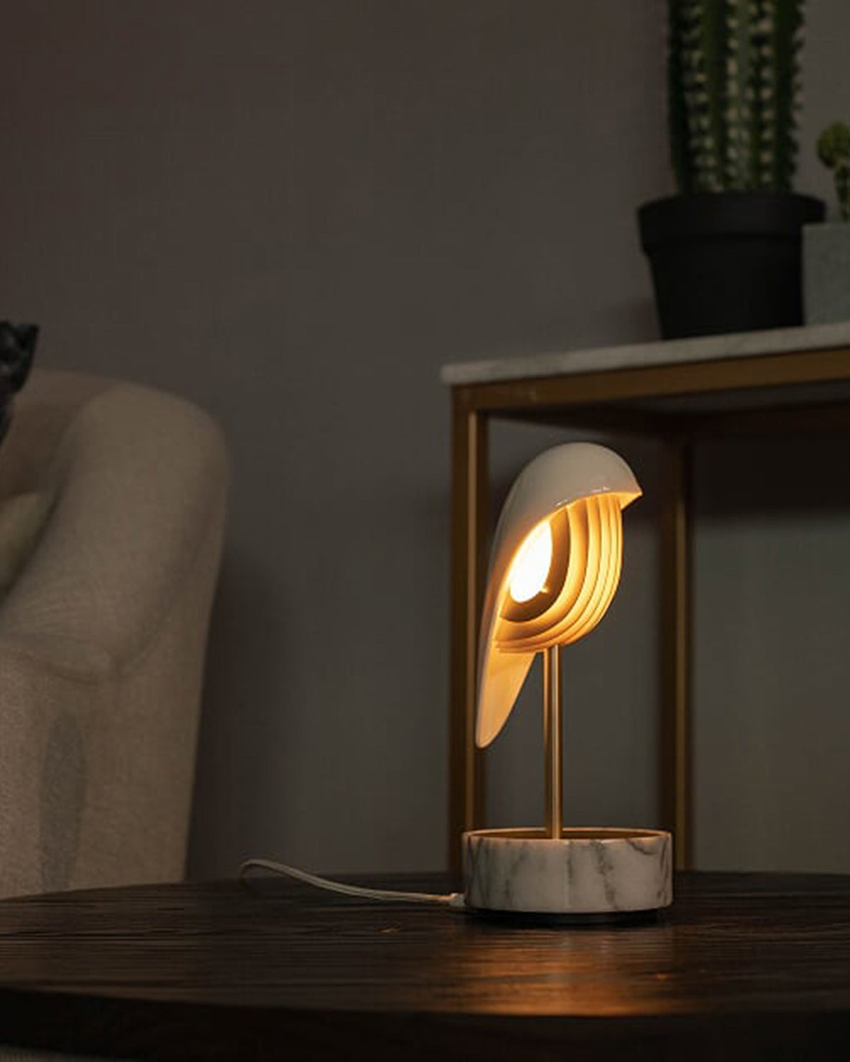 Alarm Clock + Light CHIRP White