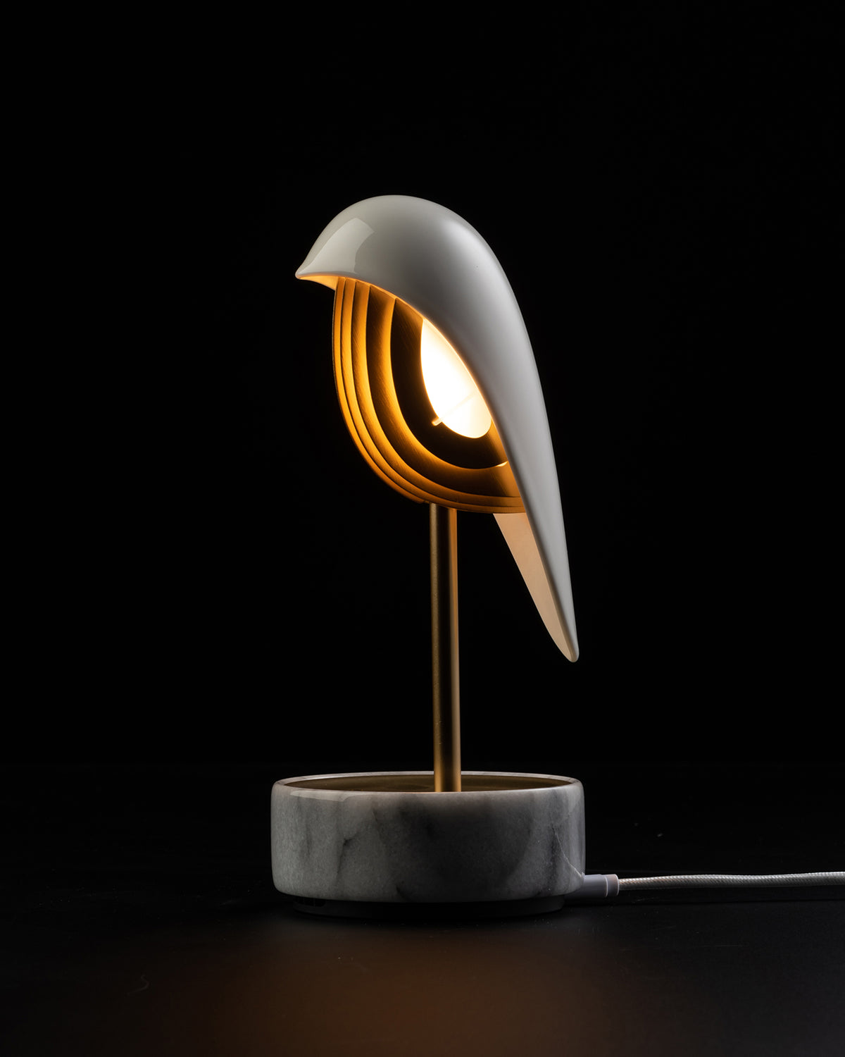 Alarm Clock + Light CHIRP White