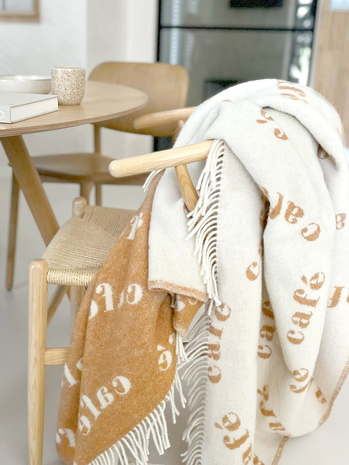 Maison Deux Blanket CAFE Beige