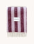 Maison Deux Blanket CANDY WRAP Lilac / Aubergine 4.25 x 6.5 ft