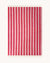 Maison Deux Blanket CANDY WRAP Pink / Cherry 4.25 x 6.5 ft