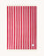 Maison Deux Blanket CANDY WRAP Pink / Cherry 4.25 x 6.5 ft