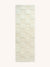 Rug CHECKERBOARD Off White 1.8 x 5.2 ft